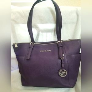 Michael Kors purple tote